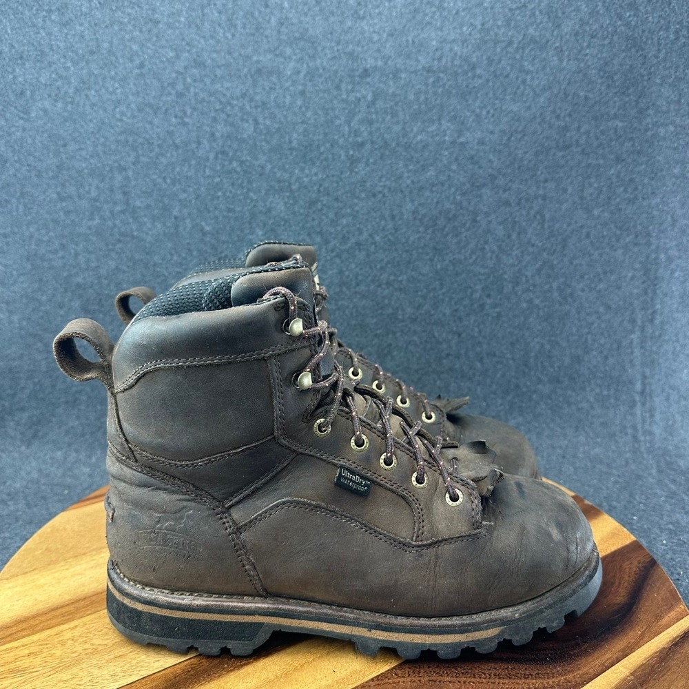 Red Wing Irish Setter Men's Size 9.5EE Trailblazer A0878 Waterproof Boots Brown